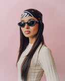 TRUE - Cat-Eye Sunglasses Black