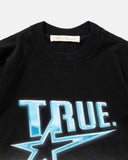 TRUE CHROME LONG SLEEVE TEE BLACK WHITE