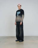 TRUE CHROME LONG SLEEVE TEE BLACK WHITE