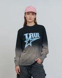 TRUE CHROME LONG SLEEVE TEE BLACK WHITE