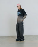 TRUE CHROME LONG SLEEVE TEE BLACK WHITE