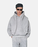 True Classic Hoodie Washed Gray