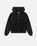 TRUE CLASSIC ZIPPER HOODIE - BLACK