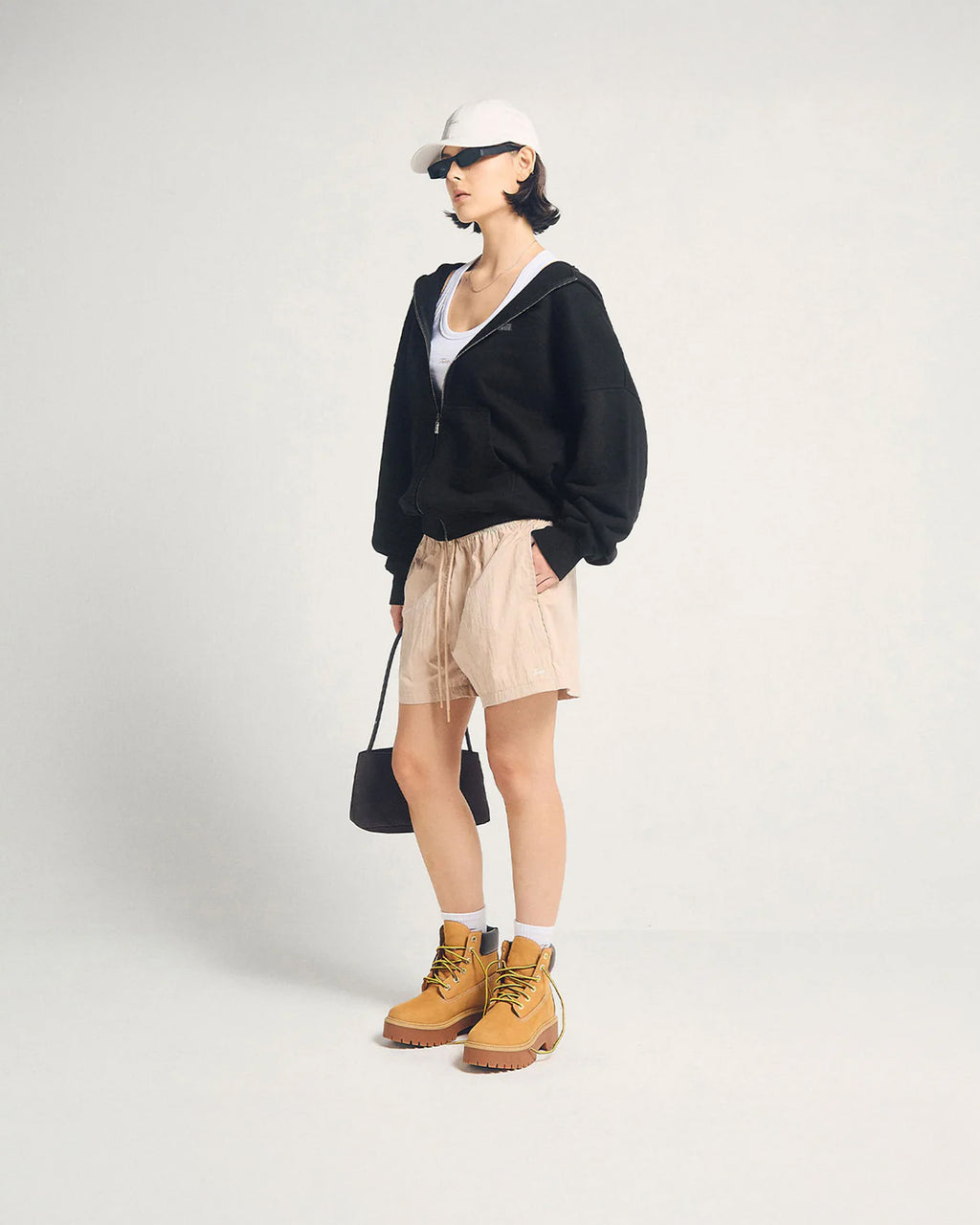 TRUE CLASSIC ZIPPER HOODIE - BLACK