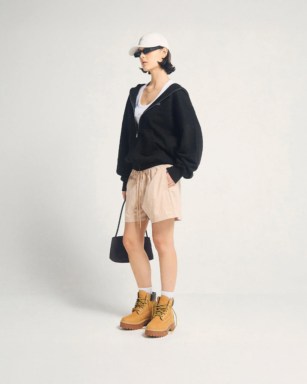 TRUE CLASSIC ZIPPER HOODIE - BLACK