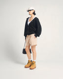 TRUE CLASSIC ZIPPER HOODIE - BLACK