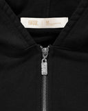 TRUE - Classic Zipper Hoodie - Black