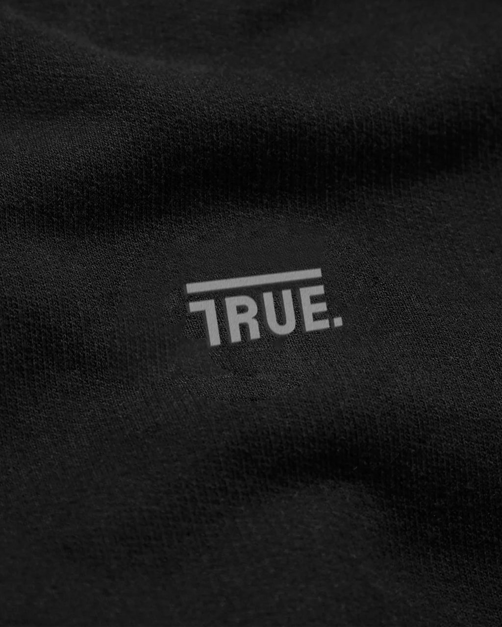 TRUE CLASSIC ZIPPER HOODIE - BLACK