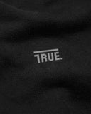 TRUE - Classic Zipper Hoodie - Black
