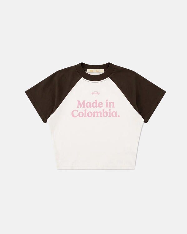 TRUE - Colombia Baby Tee - Brown