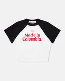 TRUE - Colombia Baby Tee - Negro