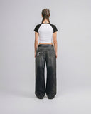 True Colombia Baby Tee Negro