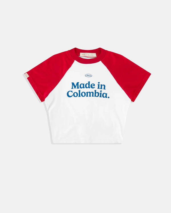 TRUE - Colombia Baby Tee - Red