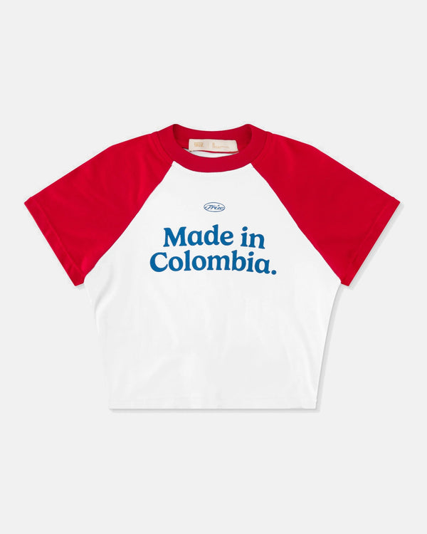 TRUE - Colombia Baby Tee - Red