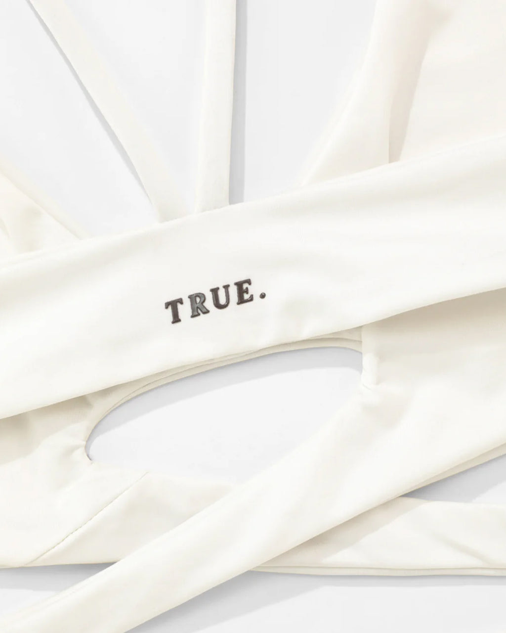 TRUE CROSSED TOP - CREAM