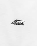 True Cursive Logo T-Shirt Blanco