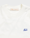 True Cursive Logo T-Shirt Crema