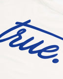 True Cursive Logo T-Shirt Crema