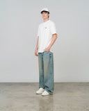 True Cursive Logo T-Shirt Crema