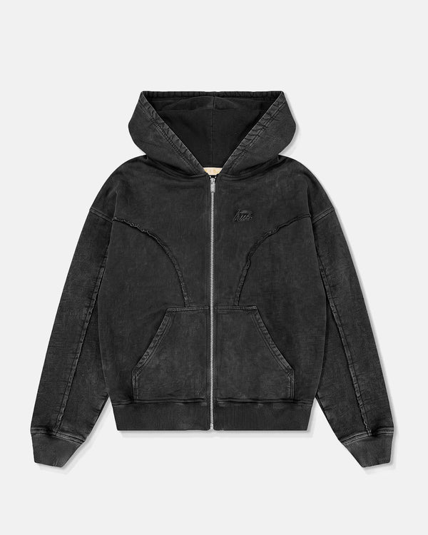 TRUE - Daily Washed Hoodie - Black