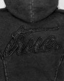 TRUE - Daily Washed Hoodie - Black