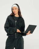 TRUE - Daily Washed Hoodie - Black