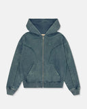 TRUE - Daily Washed Hoodie - Vintage Blue