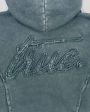 TRUE - Daily Washed Hoodie - Vintage Blue