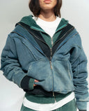 TRUE - Daily Washed Hoodie - Vintage Blue