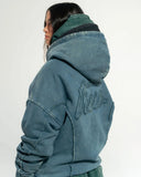 TRUE - Daily Washed Hoodie - Vintage Blue