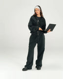 TRUE - Daily Washed Sweatpants - Black