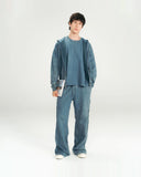 TRUE - Daily Washed Sweatpants - Vintage Blue