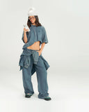 TRUE - Daily Washed Sweatpants - Vintage Blue