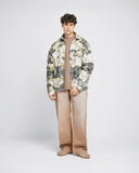 TRUE DIRTY-WASH MID-RISE PANTS - SAND