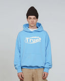 TRUE  EVERYDAY LOGO HOODIE  SKY BLUE