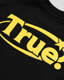 True everyday logo t-shirt – Black