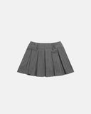 True finish line pinstripe mini skirt – Gray