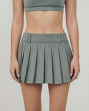 True finish line pinstripe mini skirt – Gray