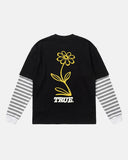 TRUE - True Flower Boxy LS - Black