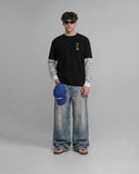 TRUE - True Flower Boxy LS - Black