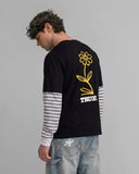 TRUE - True Flower Boxy LS - Black