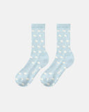 TRUE - True Flowers Socks - Baby Blue