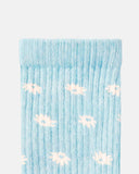 TRUE - True Flowers Socks - Baby Blue