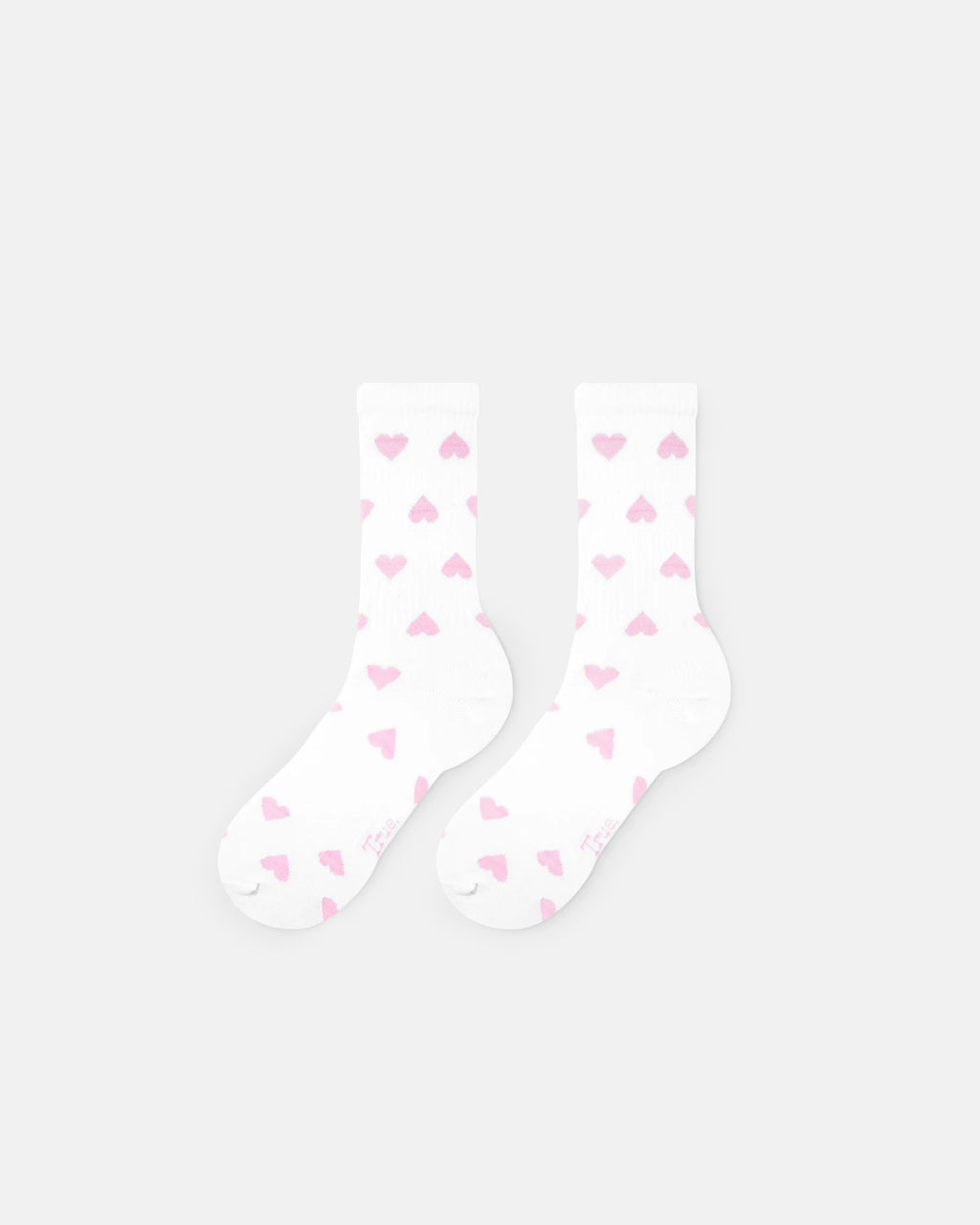 TRUE HEARTS SOCKS - WHITE