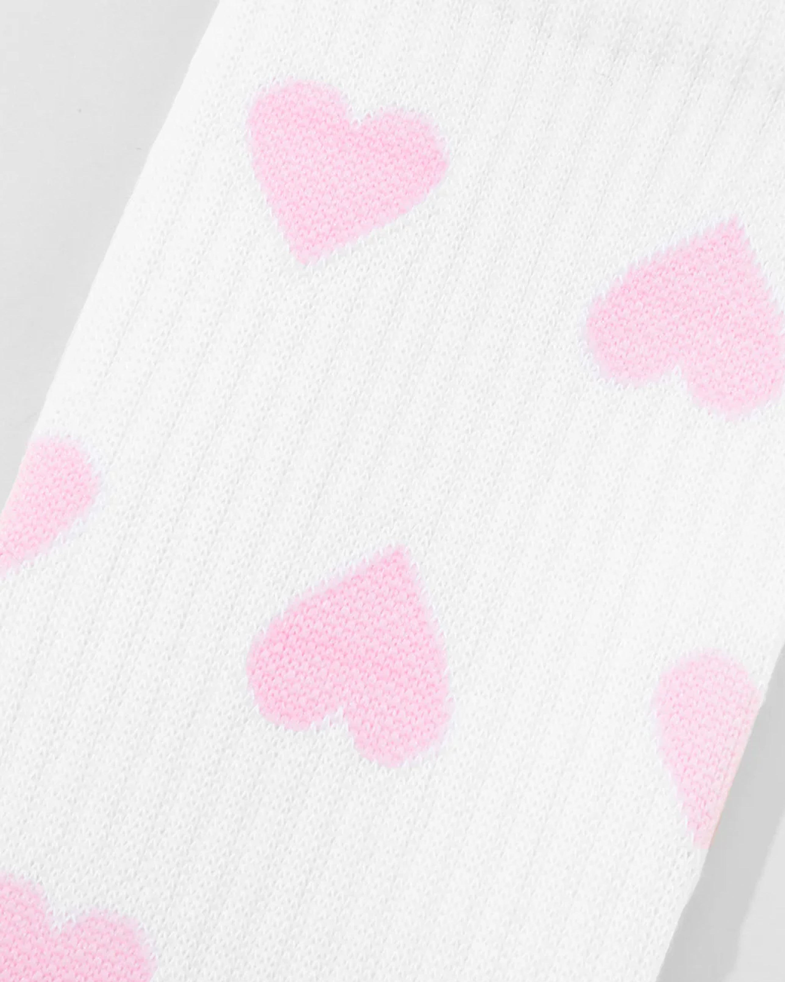 TRUE HEARTS SOCKS - WHITE