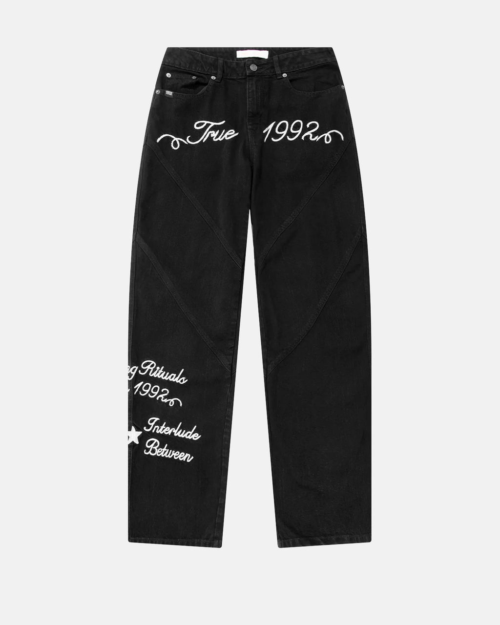 TRUE INTERLUDE LOOSE PANTS - BLACK