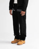 TRUE INTERLUDE LOOSE PANTS - BLACK