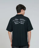 True Knitted Resort Polo - Black