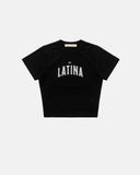 TRUE - Latina Baby Tee - Black