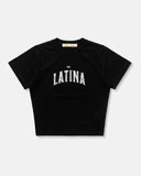 TRUE - Latina Baby Tee - Black